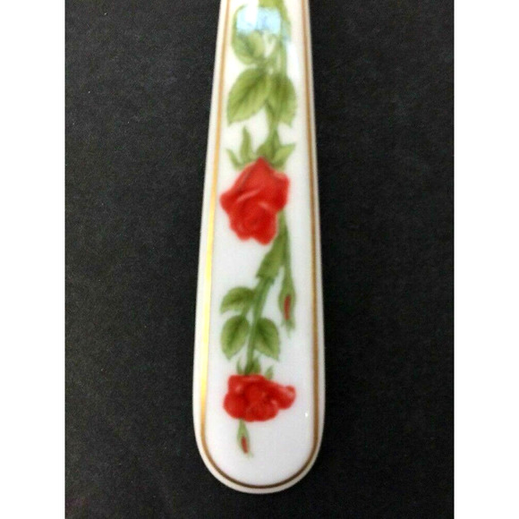 The Flowers of Spring Rose Collector Spoon Bone China Spoon Collection 1982 RGI - Picture 6 of 7